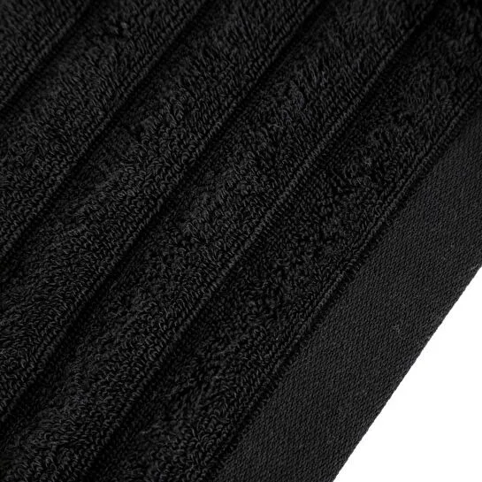 Mudo Home Stella Yüz Havlusu Si̇yah 50x80