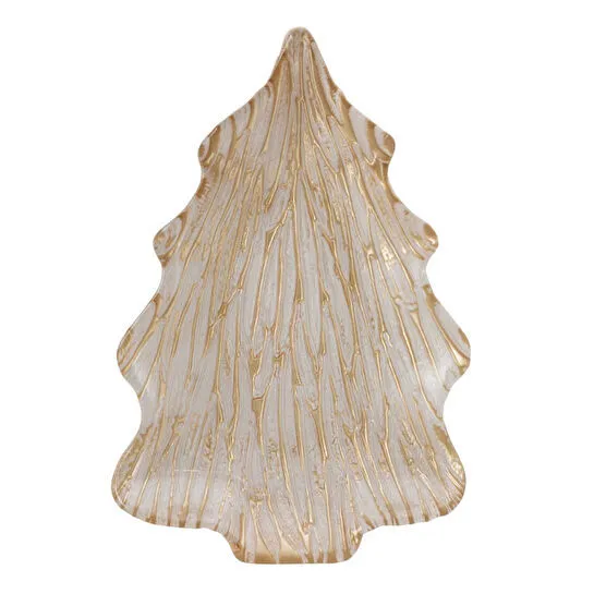 Mudo Home Gold New Year Dekorati̇f Kase 21 Cm