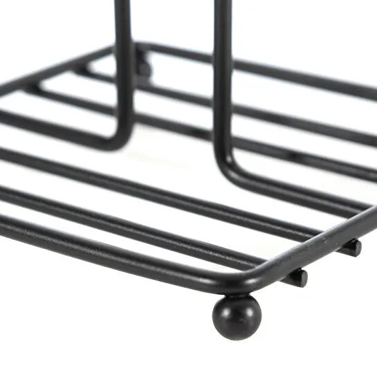 Mudo Home Black Metal Kağit Havluluk