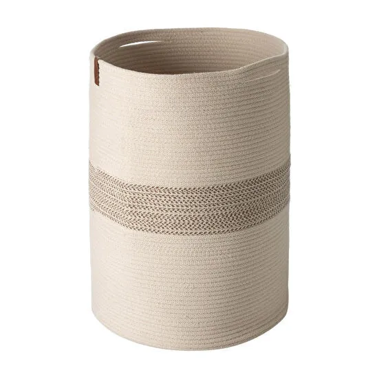 Mudo Home Venus Çamaşir Sepeti̇ Bej Ekru 35x35x45