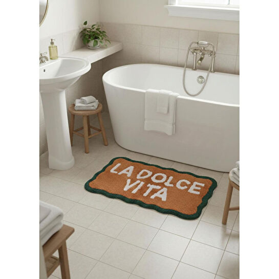 The Mia La Dolce Vita Banyo Paspası 60x100 Cm