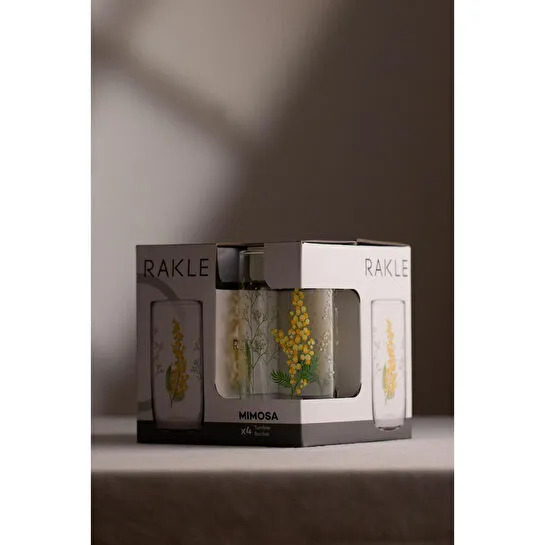 Rakle Mimosa 4'lü Meşrubat Bardağı seti 365 cc