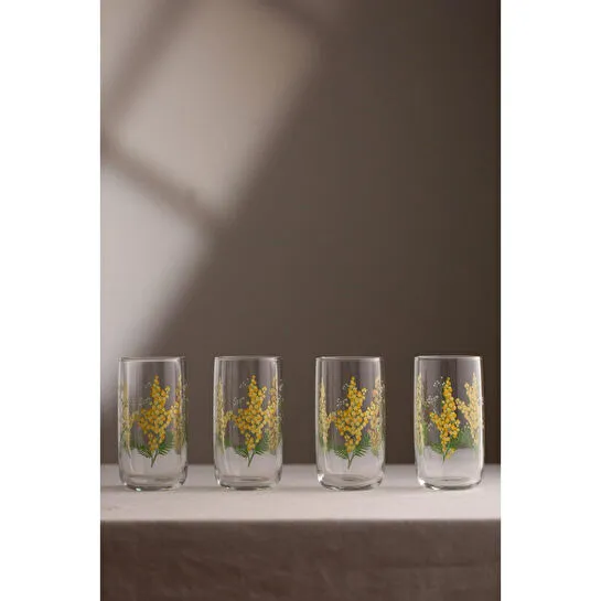 Rakle Mimosa 4'lü Meşrubat Bardağı seti 365 cc