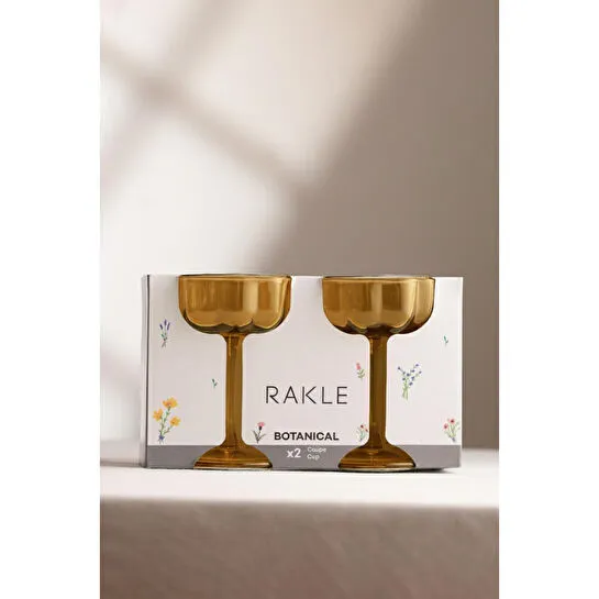 Rakle Botanical 2'li Cup Dondurmalık Seti Hardal 210 Cc