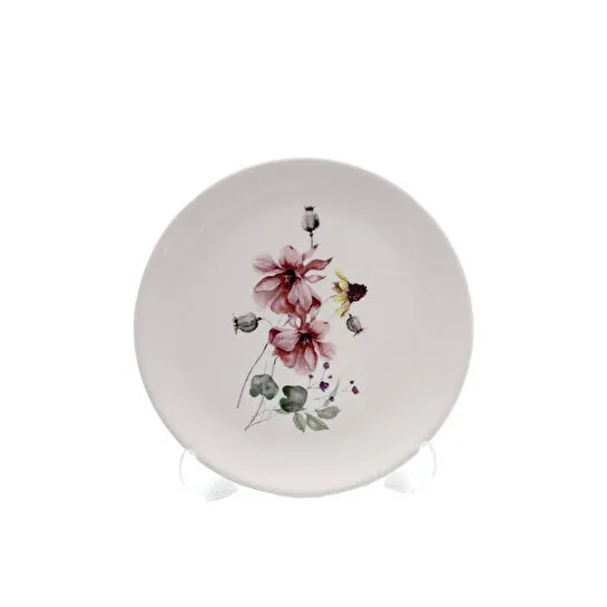 Rakle Darrel Seramik 4'lü Pasta Tabağı Seti 19 Cm