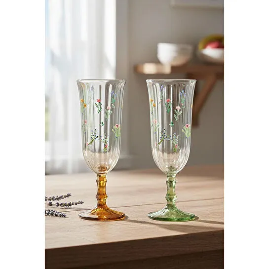 Rakle Botanical 4'lü Kahve Yanı Bardağı Seti 120 Cc