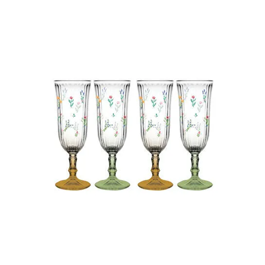 Rakle Botanical 4'lü Kahve Yanı Bardağı Seti 120 Cc