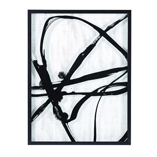 Mudo Home Scracth Çerçeveli̇ Cam Baski Pano 77x102 Cm