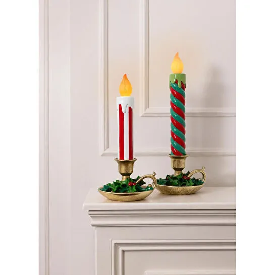 The Mia Dekoratif Led Işıklı Mum 18x17x45 Cm