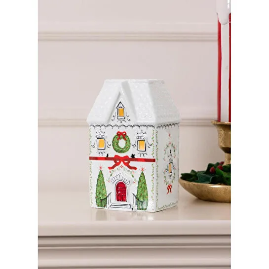 The Mia Dekoratif Led Işıklı Ev Biblo 11x9x18 Cm