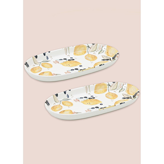 The Mia Limoncello Oval Servis 2li 29 Cm Lmn024