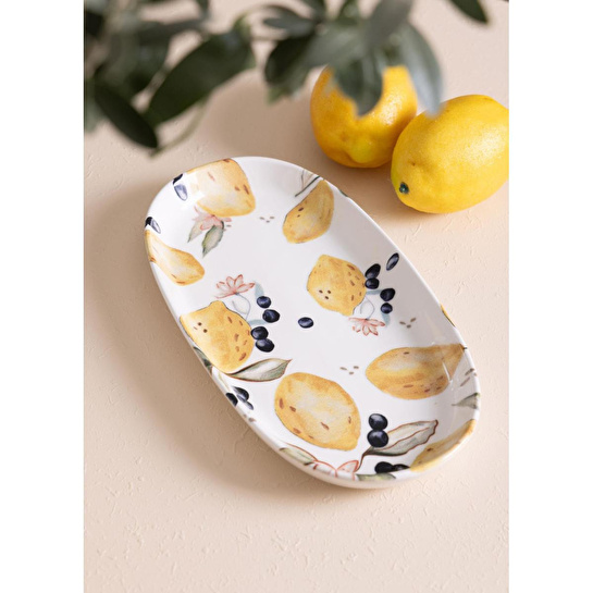 The Mia Limoncello Oval Servis 2li 29 Cm Lmn024