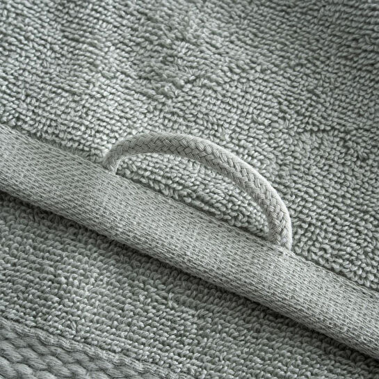 Green Black Lara 3'lü Havlu Seti %100 Pamuk Bordürlü Yeşil