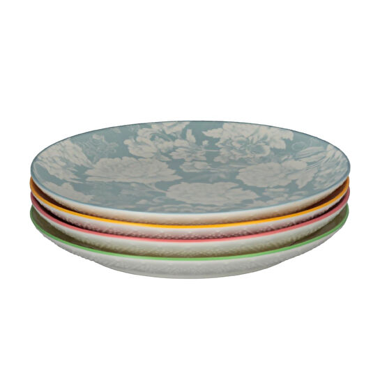 Lucky Art Aurea 4lu Seramik Tabak Seti 20cm