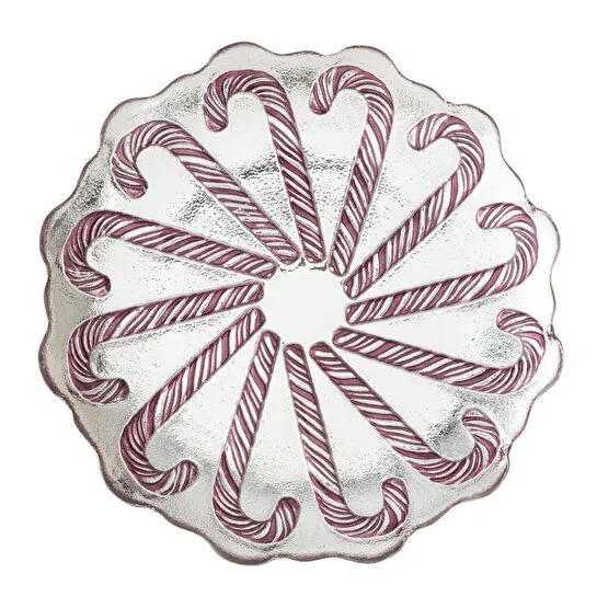 Mudo Home Baston Şeker Desenli̇ Ayakli Sunum 21 Cm