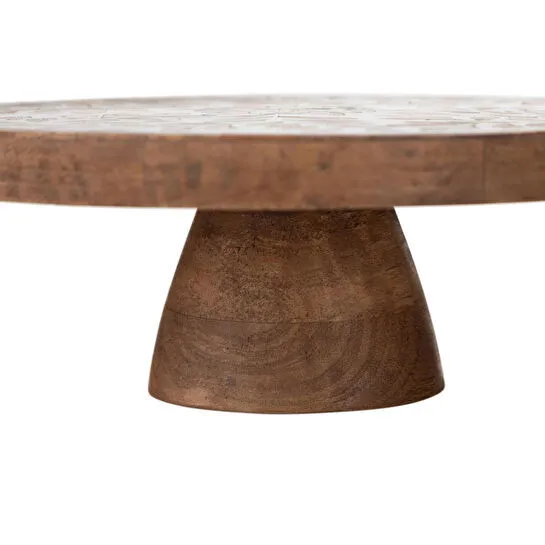 Mudo Home Orissa Mango Kek Standi 25cm- Black