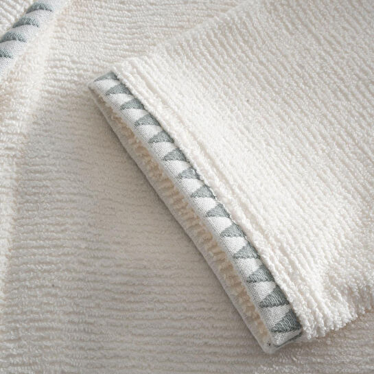 Green Black Tria Aile Bornoz Seti 10 Parça %100 Pamuk Jakarlı Mint-krem