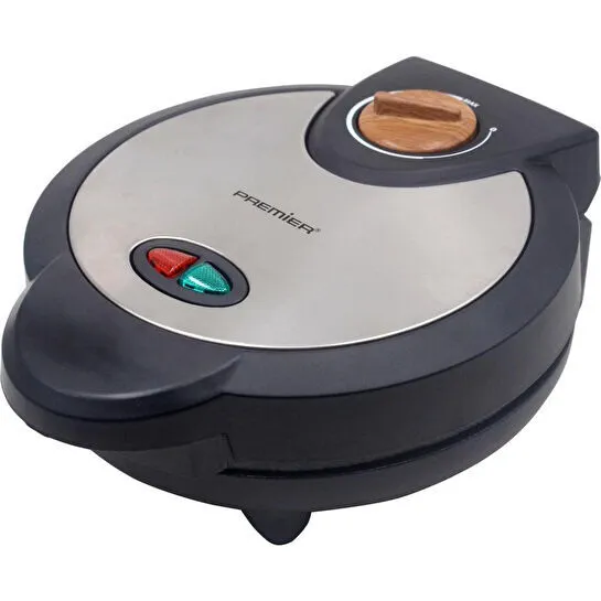 Premier Pwm 215 Waffle Makinesi Yapışmaz Plakalı Siyah Renk