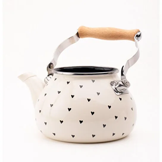 Emaylab Black Cupid Emaye Kettle