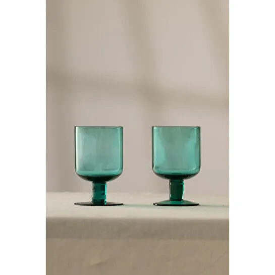 Rakle Shadow El Yapımı Kendinden Renkli 2'li Cup Dondurmalık Seti Mavi 320 Cc