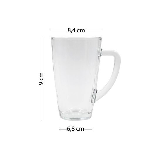 Rakle Nutcracker 2'li Kupa Seti Mavi-kırmızı 400 Cc