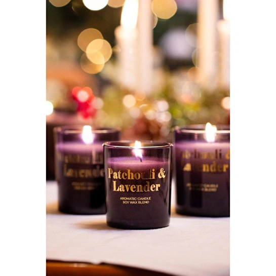 Rakle Glam Patchouli Kokulu 2'li Mum Seti Lacivert 120 Gr - 200 Gr