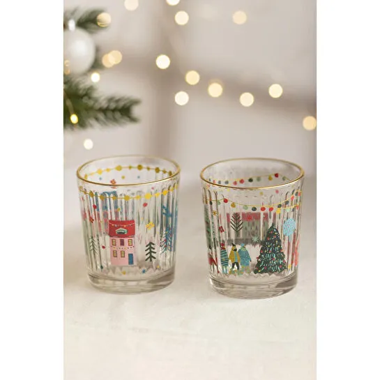 Rakle Cozy Winter Optic 2'li Su Bardağı Seti 360 Cc