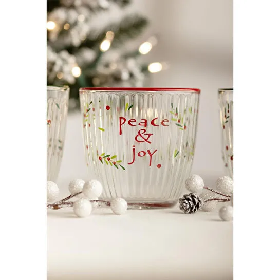 Rakle Clara 4'lü Su Bardağı Seti 290 Cc