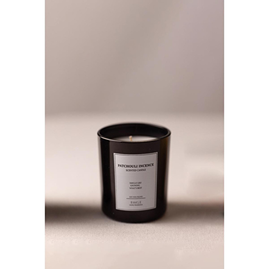Rakle Le Jardin Patchouli Incence Kokulu 2'li Mum Seti Siyah 120 Gr - 200 Gr