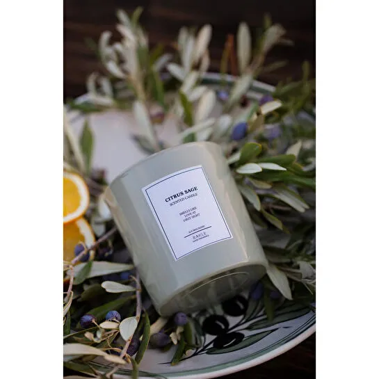 Rakle Le Jardin Citrus Sage Kokulu 2'li Mum Seti Yeşil 120 Gr - 200 Gr