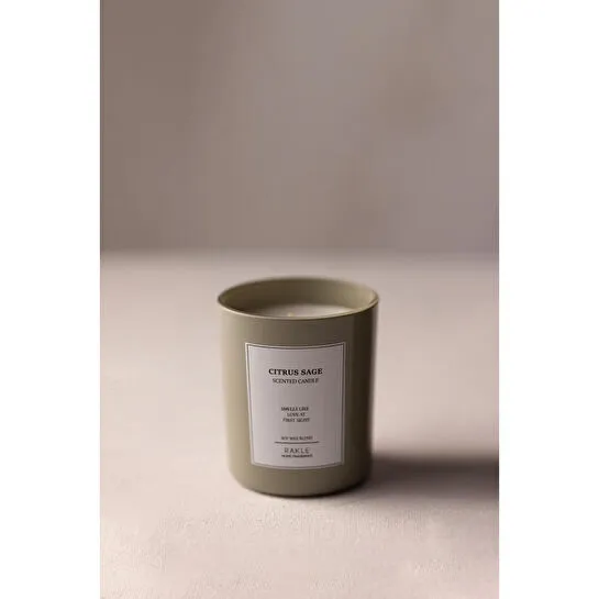 Rakle Le Jardin Citrus Sage Kokulu 2'li Mum Seti Yeşil 120 Gr - 200 Gr