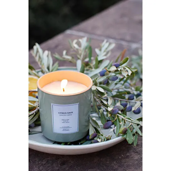 Rakle Le Jardin Citrus Sage Kokulu 2'li Mum Seti Yeşil 120 Gr - 200 Gr