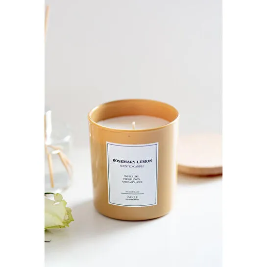 Rakle Le Jardin Rosemary Lemon Kokulu 2'li Mum Seti Sarı 120 Gr - 200 Gr