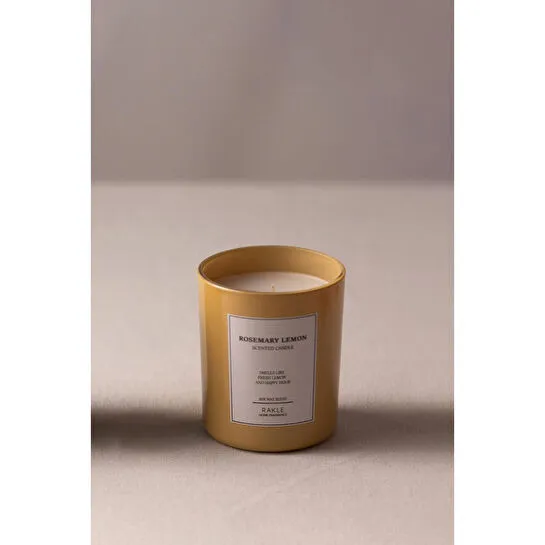 Rakle Le Jardin Rosemary Lemon Kokulu 2'li Mum Seti Sarı 120 Gr - 200 Gr