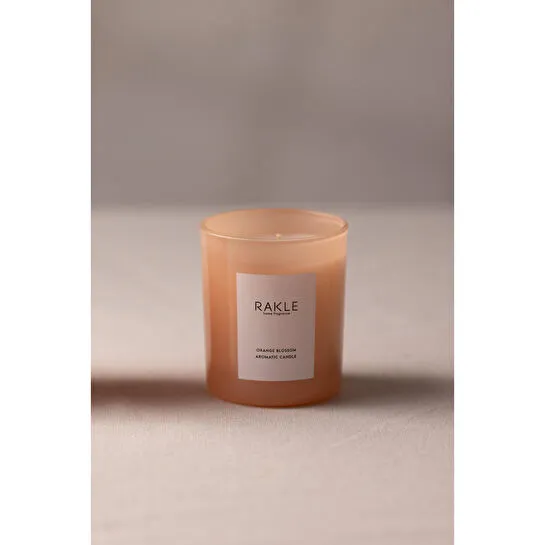 Rakle Basic Soft 2'li Mum Seti Beyaz - Turuncu 120 Gr