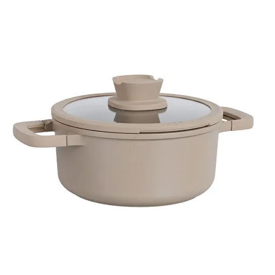 Berghoff Leo Stone Tencere 20 Cm Latte