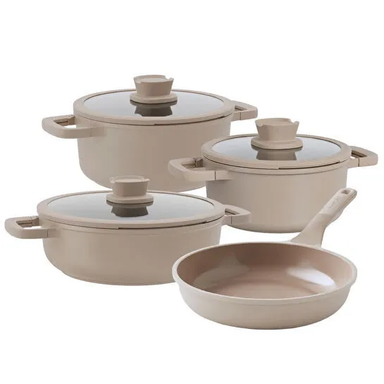Berghoff Leo Stone 7 Parça Tencere Tava Set