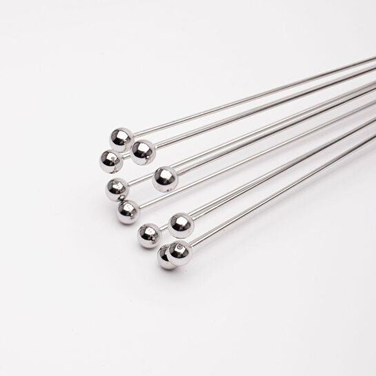 Emaylab Ayarlanabilir Paslanmaz Çelik Metal Boncuk Top Uçlu Sos Karıştırıcı Ve Yumurta Çırpıcı