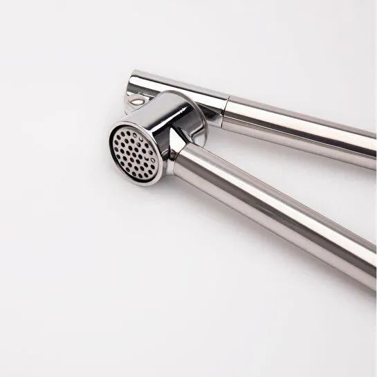 Emaylab Paslanmaz Çelik Hazneli Sarımsak Ezici – Ergonomik Tutma, Soymadan Ezme, Çıkarılabilir Hazneli