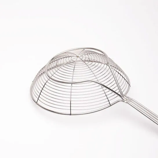 Emaylab Paslanmaz Çelik Kızartma Kevgiri – Metal Saplı Patates, Kabak Ve Sebze Süzgeci