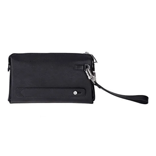 Bloominbag Forte Wrist Onyx Black Unisex Kilitli Clutch Çanta
