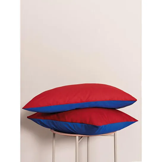 Cozy Home Popping Colors Çift Kişilik Lastikli Çarşaflı Nevresim Takımı Blaze Kırmızı