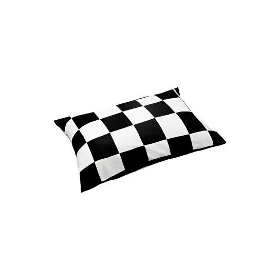 Cozy Home Mono Çift Taraflı Yastık Kılıfı Code Siyah 50x70