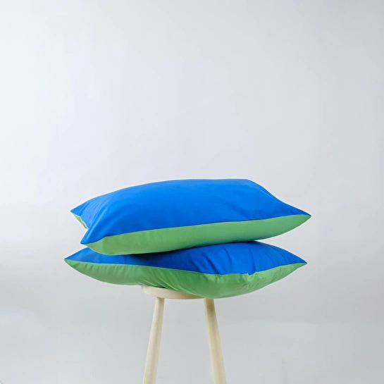 Cozy Home Popping Colors Yastık Kılıfı Sage Yeşil-Mavi 50x70