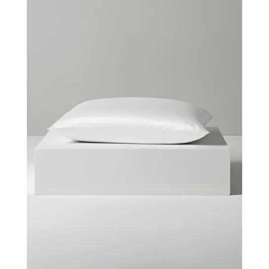 Cozy Home Halo Saten Yastık Kılıfı Beyaz 50x70