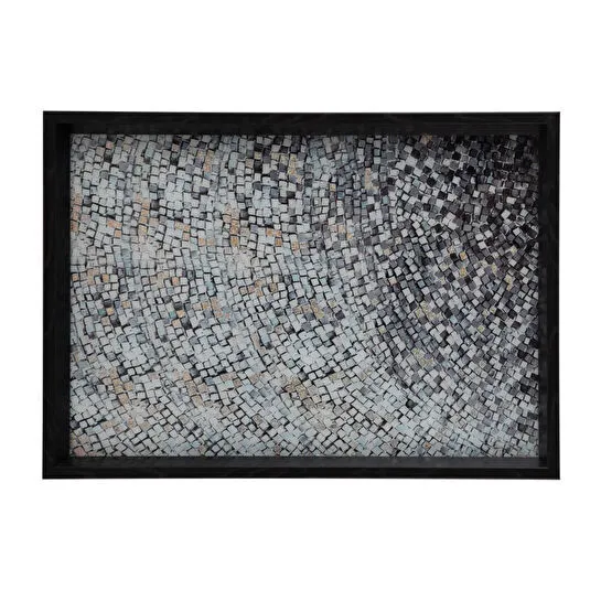 Mudo Home Black - Silver Chic Tepsi̇ 31x42cm