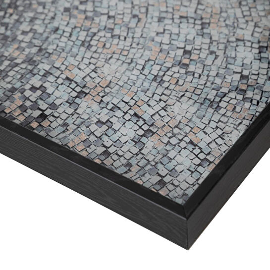 Mudo Home Black - Silver Chic Tepsi̇ 31x42cm