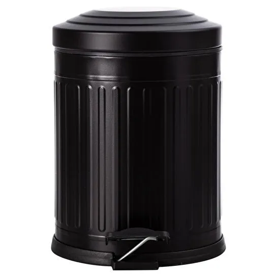 Mudo Home 5lt Pedalli Vintage Çöp Kovasi Si̇yah
