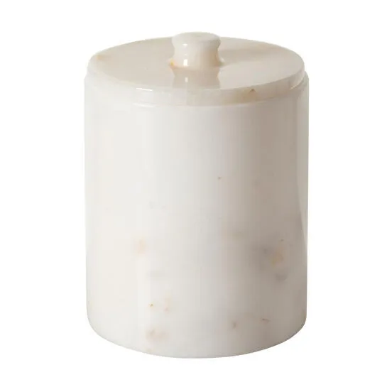 Mudo Home Marble Beyaz Çöp Kovasi 3 Lt