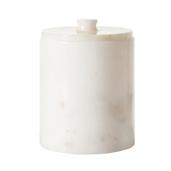 Mudo Home Marble Beyaz Çöp Kovasi 3 Lt